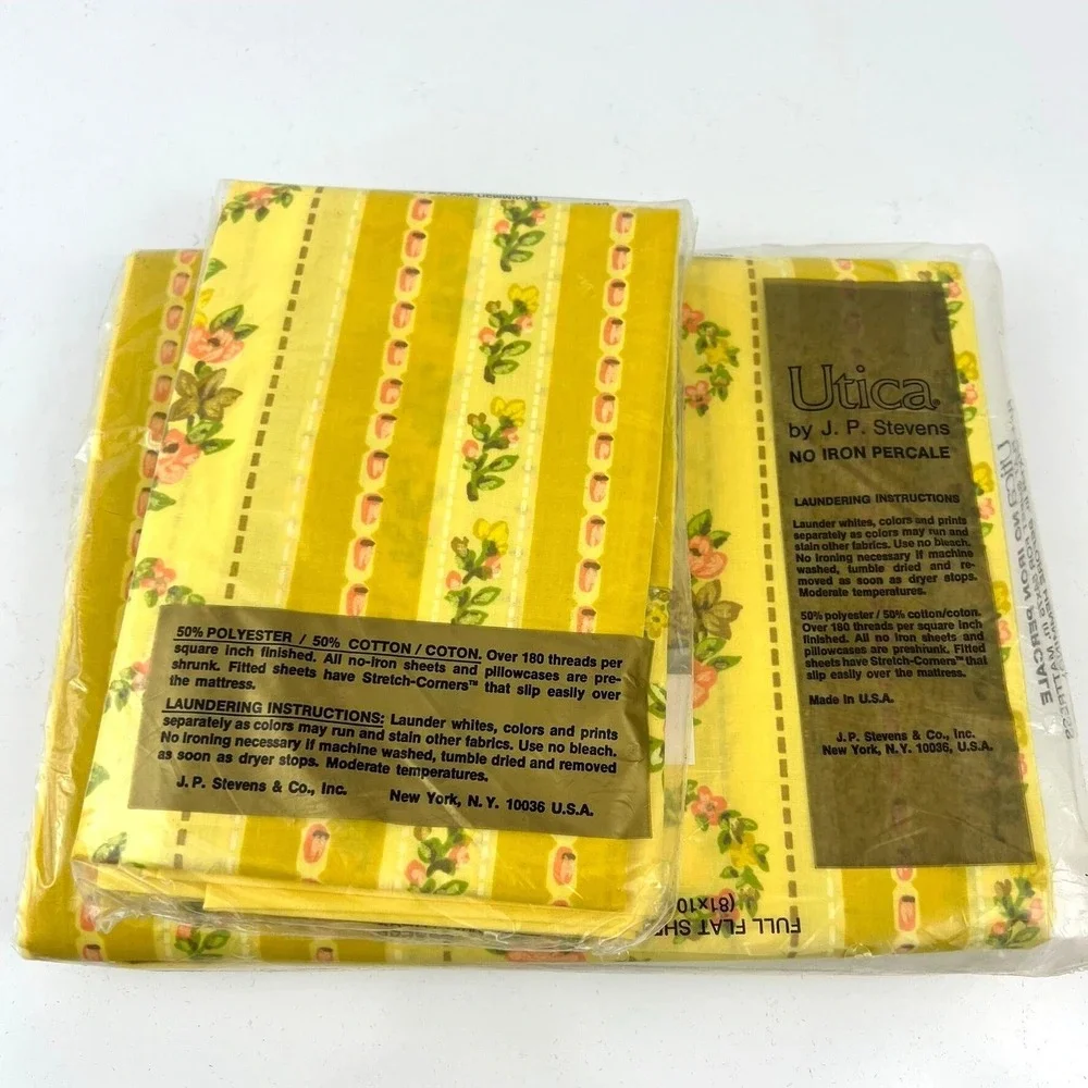 VTG Stevens Utica Full Flat Sheet 